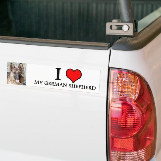bumpersticker GERMAN SHEPHERD (Op Truck)