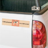Bumpersticker Greyhound Dog (Op Truck)