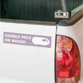 Bumpersticker "Guinee aan boord" (Op Truck)