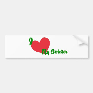 Bumpersticker hartssoldaat