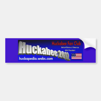 Bumpersticker Huckabee 2012