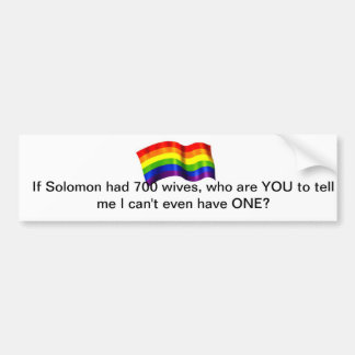 Bumpersticker huwelijksgelijkheid