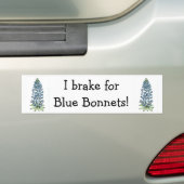 Bumpersticker - I remmen voor blauwe bonnets (Op auto)
