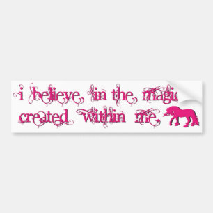Bumpersticker "Ik geloof"