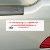 Bumpersticker Income Builder (Op auto)