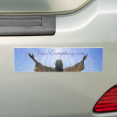 Bumpersticker "Jesus Alles" (Op auto)
