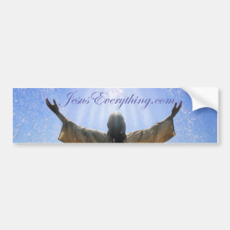 Bumpersticker "Jesus Alles"