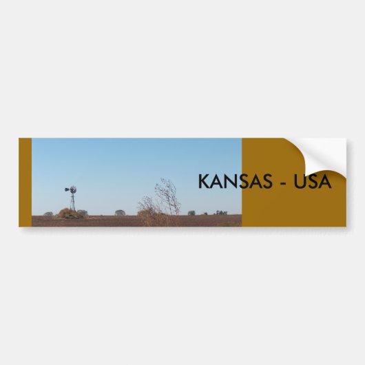 Bumpersticker/Kansas Bumpersticker (Voorkant)