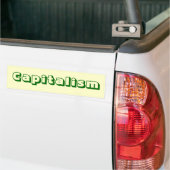 Bumpersticker kapitalisme (Op Truck)