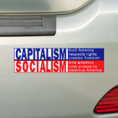 Bumpersticker kapitalisme (Op auto)