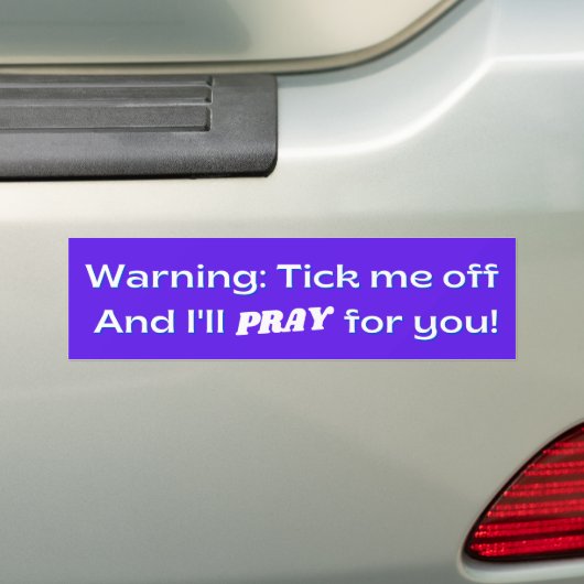 Bumpersticker katholieke Christelijke inkomsten (Op auto)
