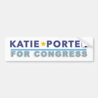 Bumpersticker Katie Porter voor het Congres