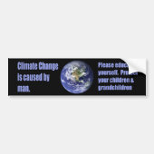 Bumpersticker klimaatverandering (Voorkant)