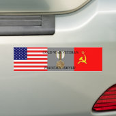 Bumpersticker Koude Oorlogsveteraan (Op auto)