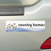 Bumpersticker Landstartpunten (Op auto)