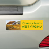 Bumpersticker landwegen (Op auto)