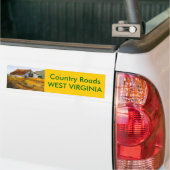 Bumpersticker landwegen (Op Truck)