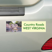 Bumpersticker landwegen (Op auto)