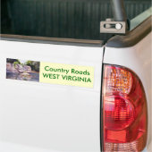 Bumpersticker landwegen (Op Truck)