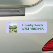 Bumpersticker landwegen (Op auto)