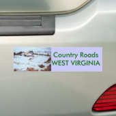Bumpersticker landwegen (Op auto)