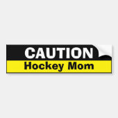 Bumpersticker - Let op Hockey Moeder (Voorkant)