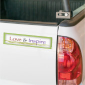 Bumpersticker "Love & Inspire" (Op Truck)