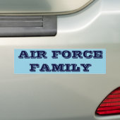 Bumpersticker Luchtmachtfamilie (Op auto)