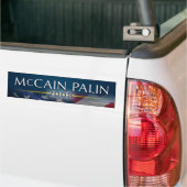 Bumpersticker McCain Palin 2008 (Op Truck)