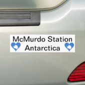 Bumpersticker McMurdo Station Antarctica (Op auto)