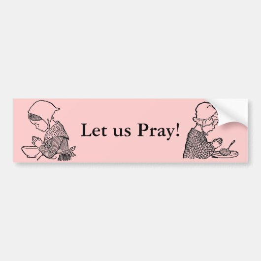 Bumpersticker met gebed (Voorkant)