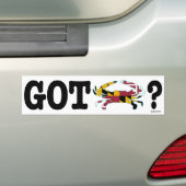 Bumpersticker met maryland Crabs (Op auto)