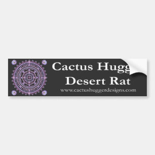 Bumpersticker met Nightblooming Mandala