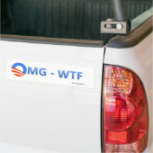 Bumpersticker - Obama O - OMG-WTF (Op Truck)