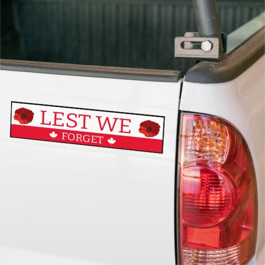 Bumpersticker - Om te voorkomen dat we vergeten - (Op Truck)