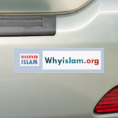 Bumpersticker Ontdek de islam (10) (Op auto)
