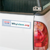 Bumpersticker Ontdek de islam (10) (Op Truck)