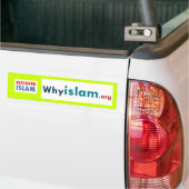 Bumpersticker Ontdek de islam (13) (Op Truck)