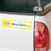 Bumpersticker Ontdek de islam (15) (Op Truck)
