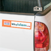 Bumpersticker Ontdek de islam (17) (Op Truck)