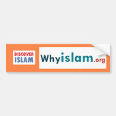 Bumpersticker Ontdek de islam (17) (Voorkant)