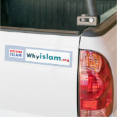 Bumpersticker Ontdek de islam (20) (Op Truck)