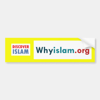 Bumpersticker Ontdek de islam (4)