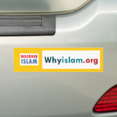 Bumpersticker Ontdek de islam (7) (Op auto)