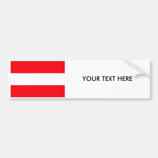 Bumpersticker OOSTENRIJK (Voorkant)