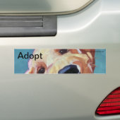 Bumpersticker Pet Portrait niet kopen (Op auto)