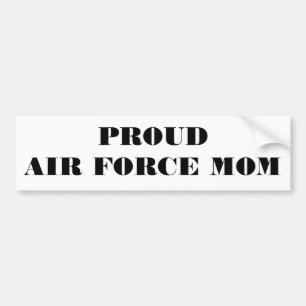 Bumpersticker Proud Air Force mama
