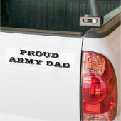 Bumpersticker Proud Army (Op Truck)