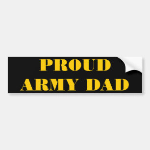 Bumpersticker Proud Army