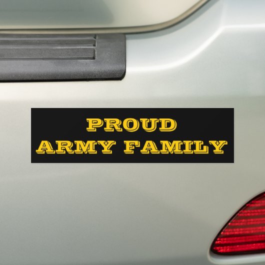 Bumpersticker Proud Leger (Op auto)